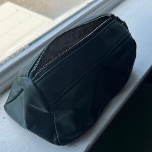 Miloo green Leather pen case - large size